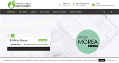 Desktop Screenshot of inmobiliariasanfermin.com